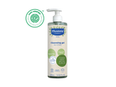Organic cleansing gel with olive oil and aloe