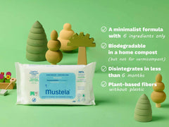 Home compostable fragrance-free wipes