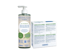 Organic micellar water & reusable eco wipes set