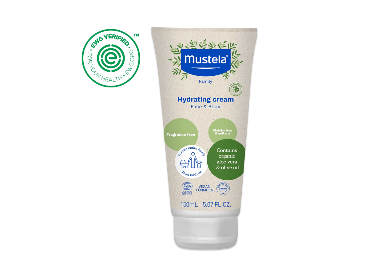 Organic hydrating cream with olive oil and aloe
