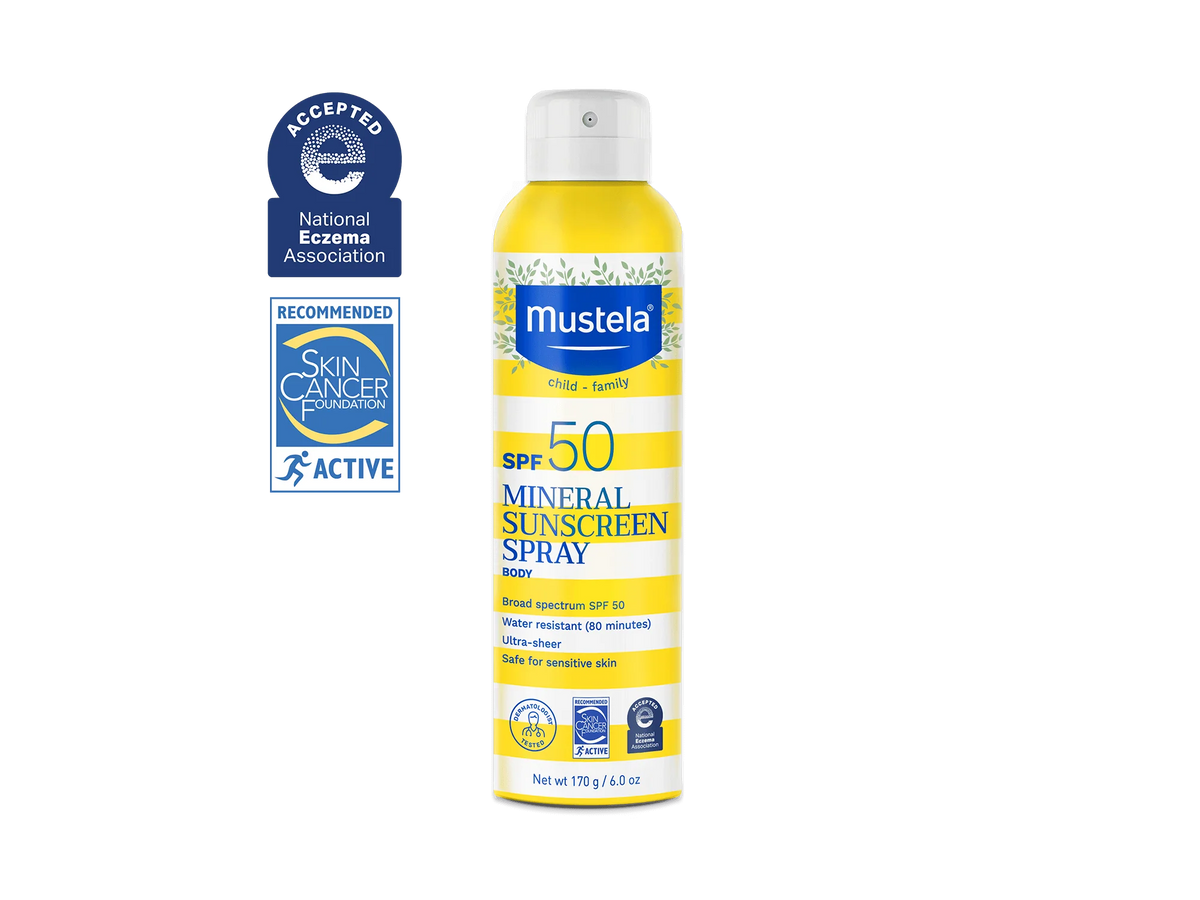 SPF 50 mineral sunscreen spray