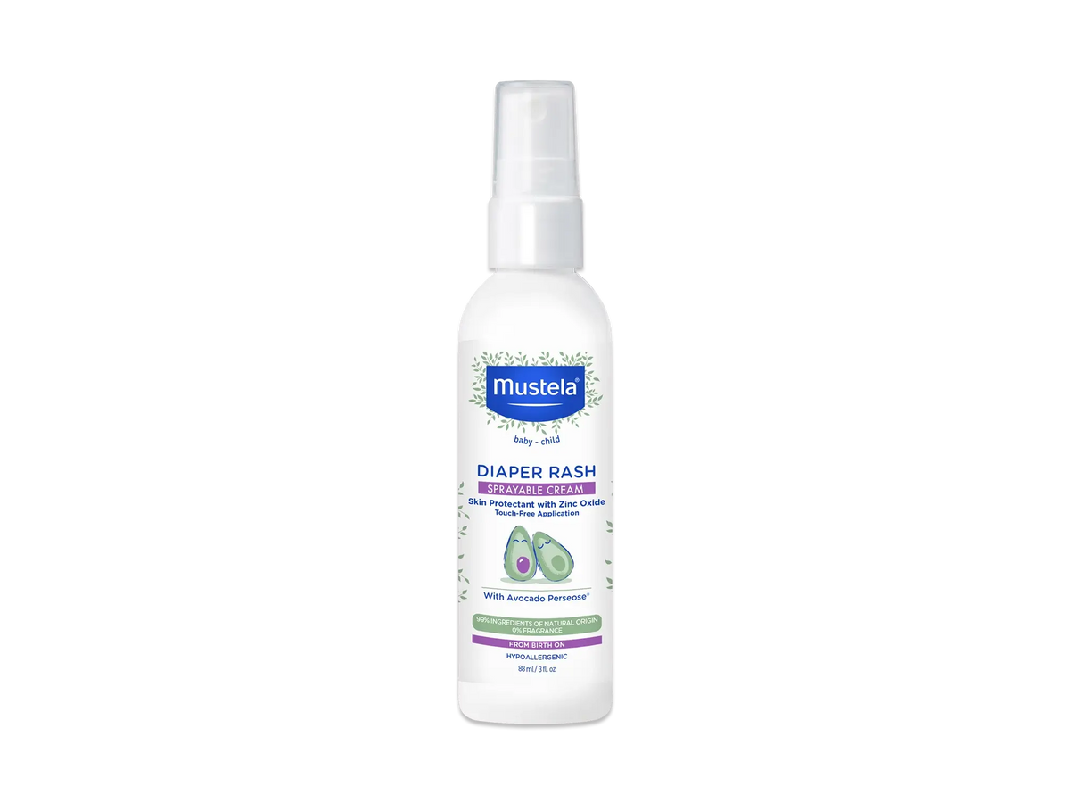 Diaper rash sprayable cream
