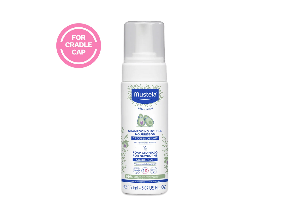 Foam shampoo for newborns