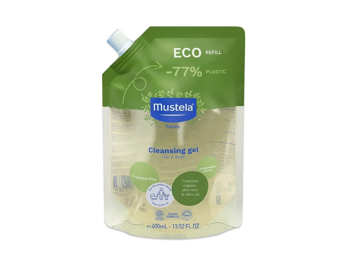 Eco-refill for organic cleansing gel